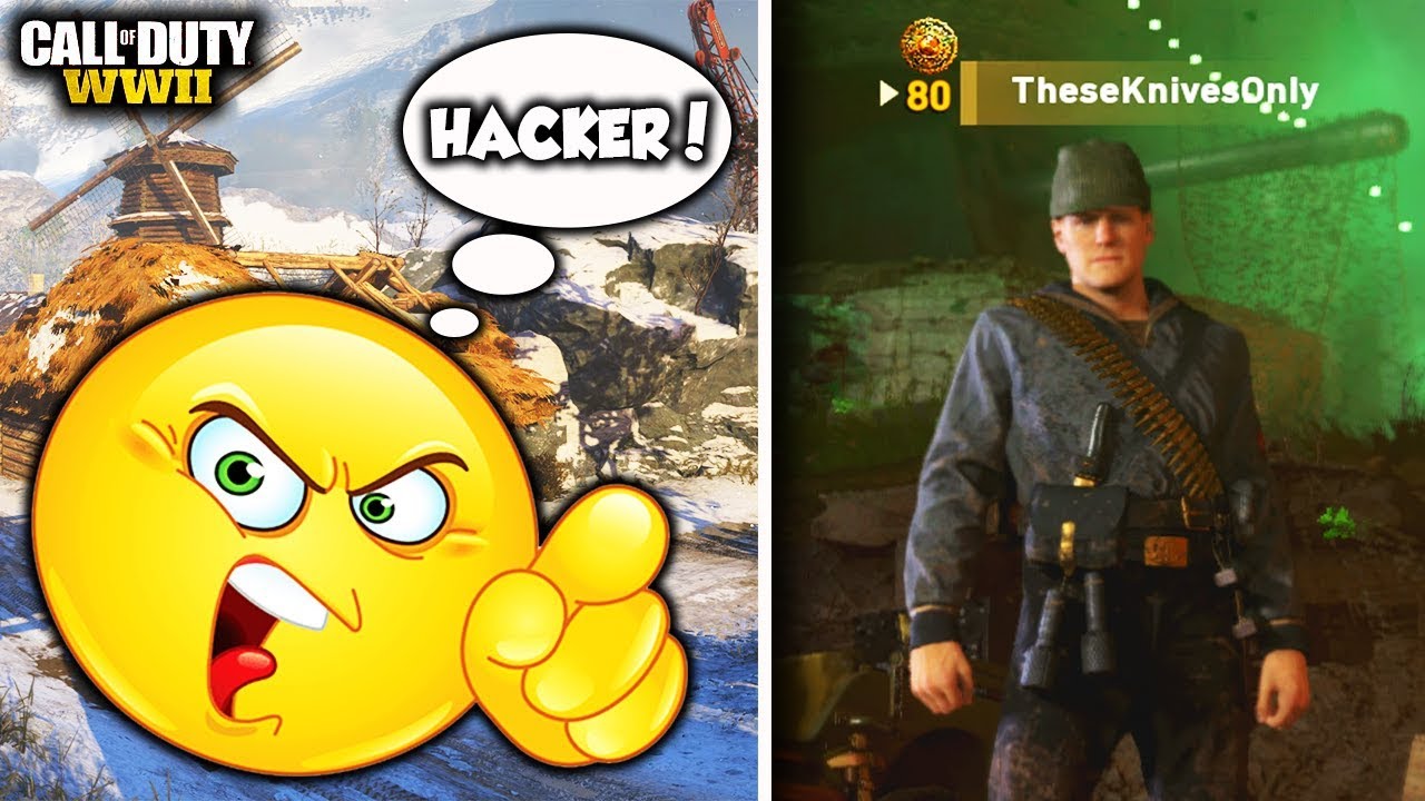 EXTREMELY ANGRY TRASH TALKER EXPOSED ME FOR HACKING in COD WW2!
