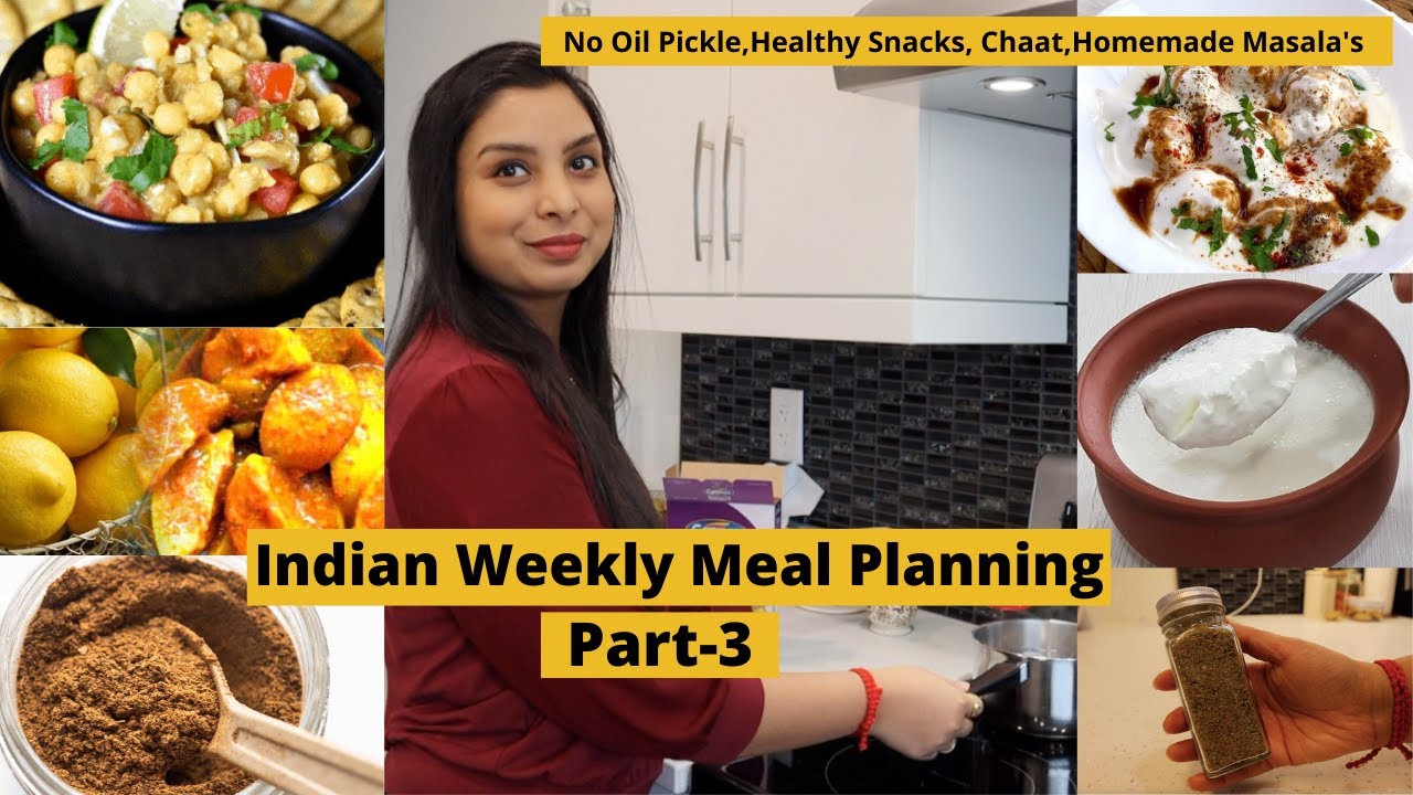 Indian Weekly Meal Planning & Prep (part- 3) - For Busy & Working Moms | Useful Tips for the kitchen