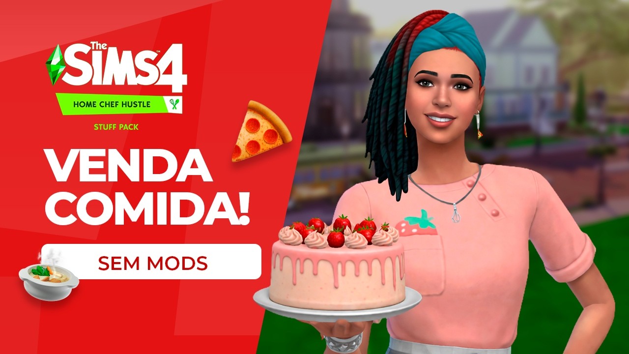 Como vender comida 👨‍🍳 | The Sims 4 Chefe em Casa #thesims4 (Sem mod)