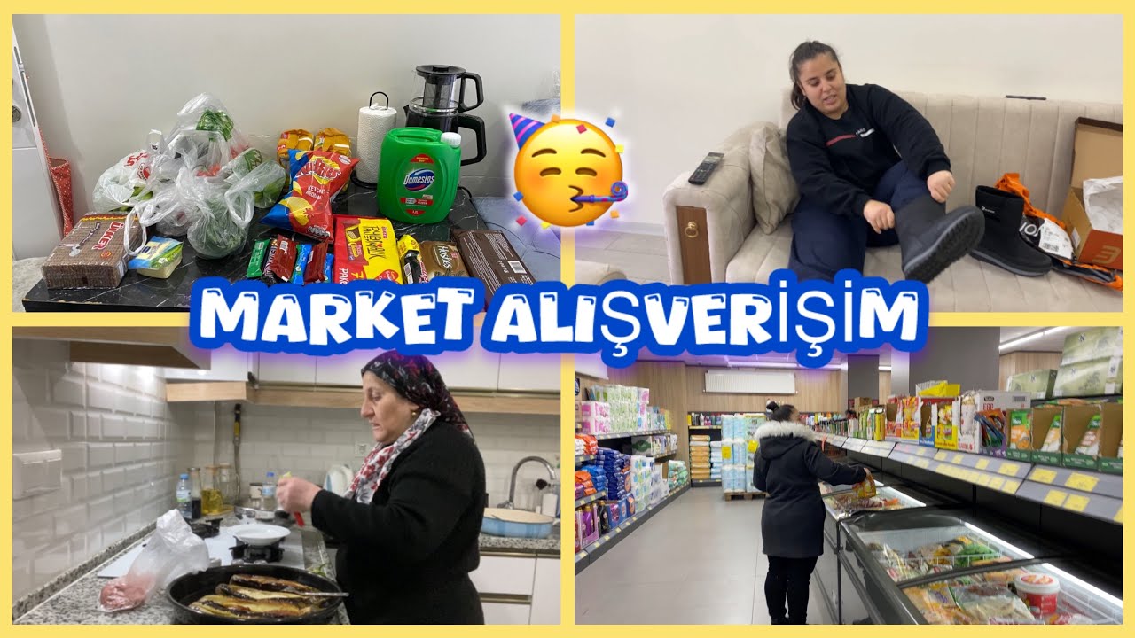 MARKET ALIŞVERİŞİM🎉ANNEME BOT ALDIM✅ANNEM KARNIYARIK YAPTI🥳#marketing #bim #alışveriş #vlog #viral 
