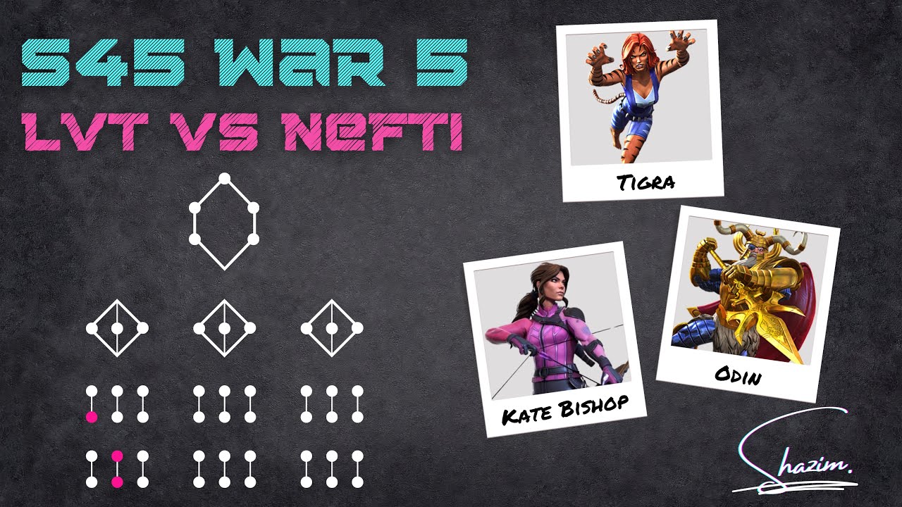 S45 War 5 | LVT vs Nefti | 3 Fight Demon