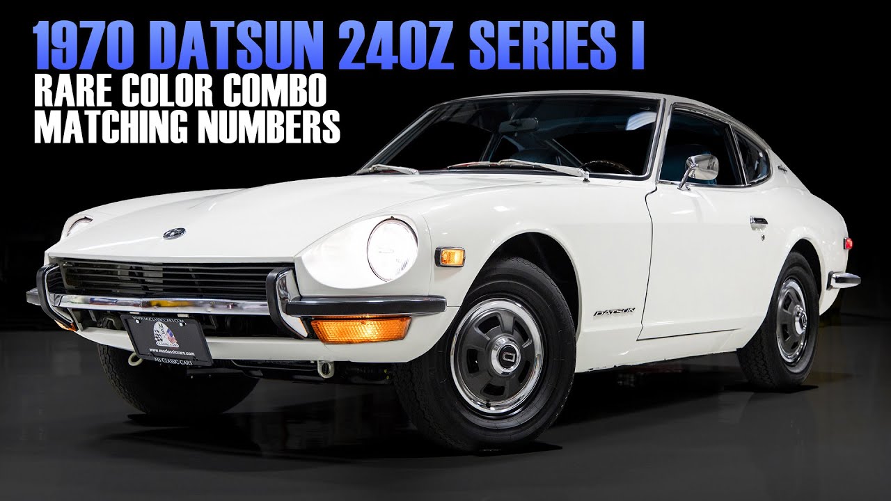 1970 Datsun 240Z Series I |  Early build, Rare Color Combination and Matching-Numbers