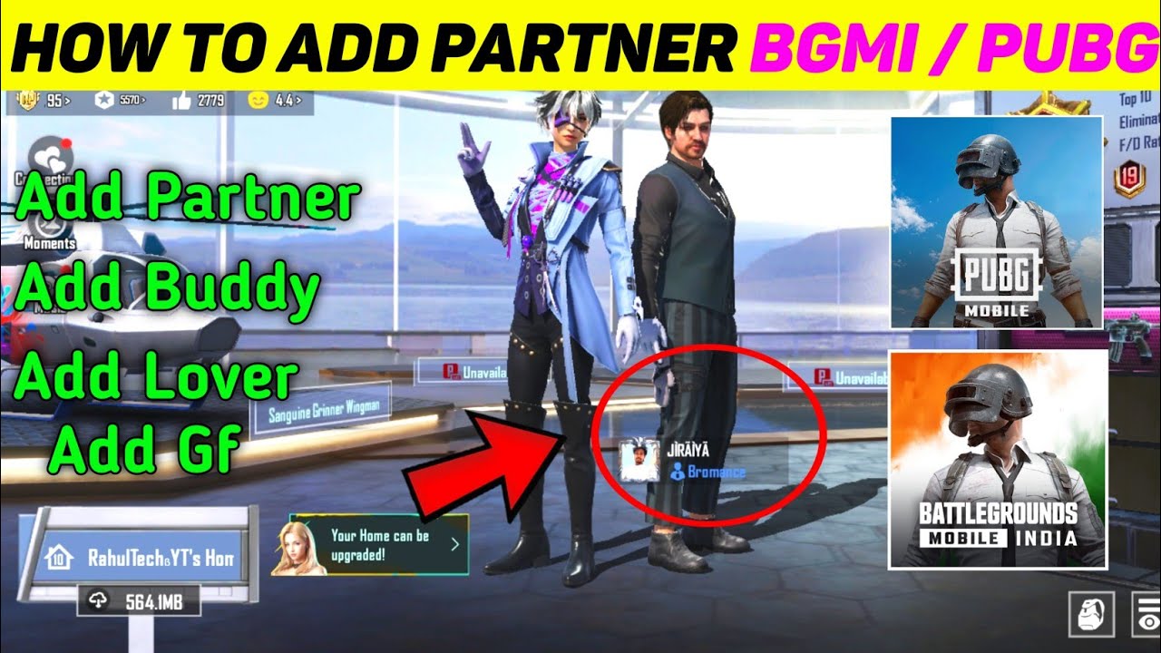 Add Partner Bgmi & Pubg 2026 | BGMI Add Partner New Update | How To Add Partner in Bgmi