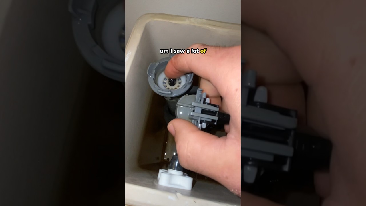 Toilet Tank Repair! How to fix running fill valve #shorts #plumber #plumbing #voiceover #toilet