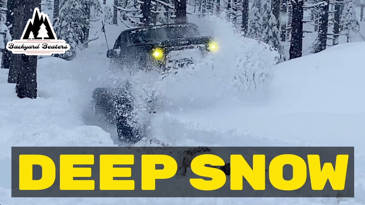 INSANE SNOW WHEELING. New Years 2025 Hangover Run