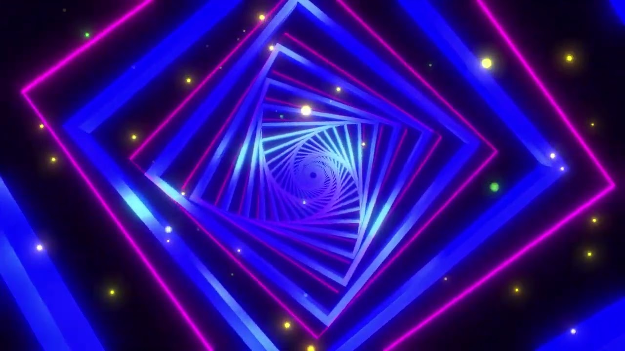 Blinking, Flashing, Swirling Hypnotic Light Tunnel for Destressing after Work & your Inner Peace!