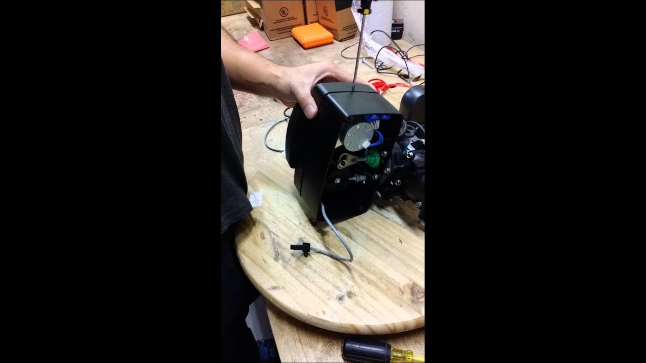 How to change the meter cable on a Fleck 5600 SXT