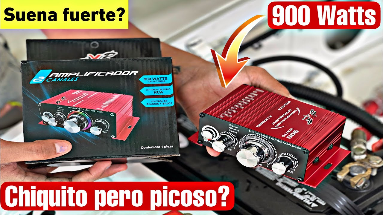 Compré este Mini Amplificador CHINO para bocinas BARATO Valió la pena?