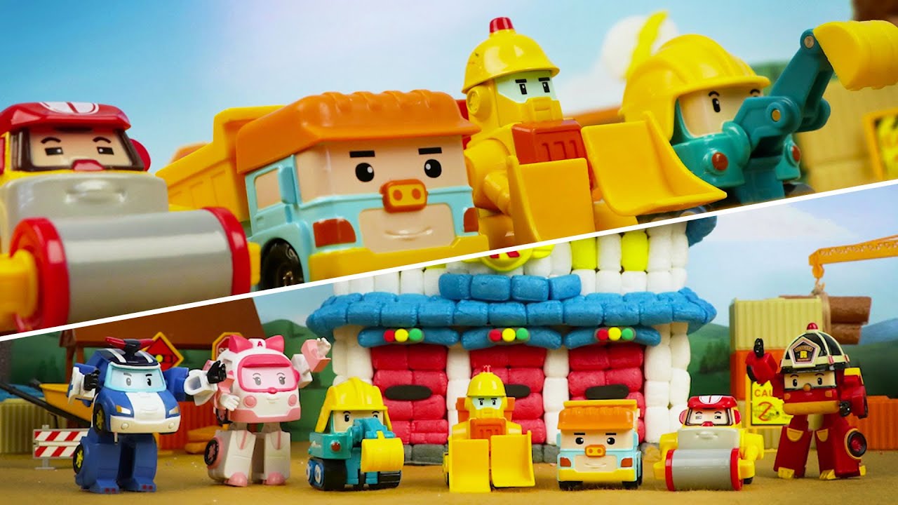 Popular Toy Car Nursery Rhymes│POLI Car Songs│School Bus Safety Song +│Robocar POLI - Nursery Rhymes