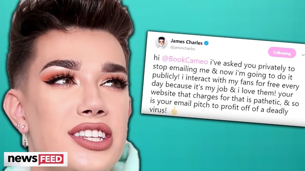 James Charles CALLS OUT Cameo App For Harassing Him!