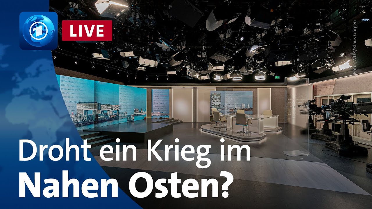 Iran und Israel: Droht ein großer Krieg im Nahen Osten? | ARD-Presseclub