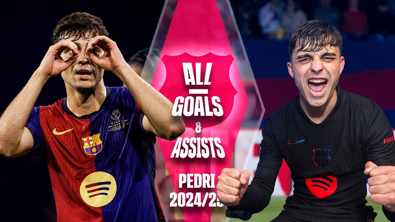 🔥 ALL of PEDRI's GOALS & ASSISTS this 2024/25 SEASON | FC BARCELONA 🔵🔴