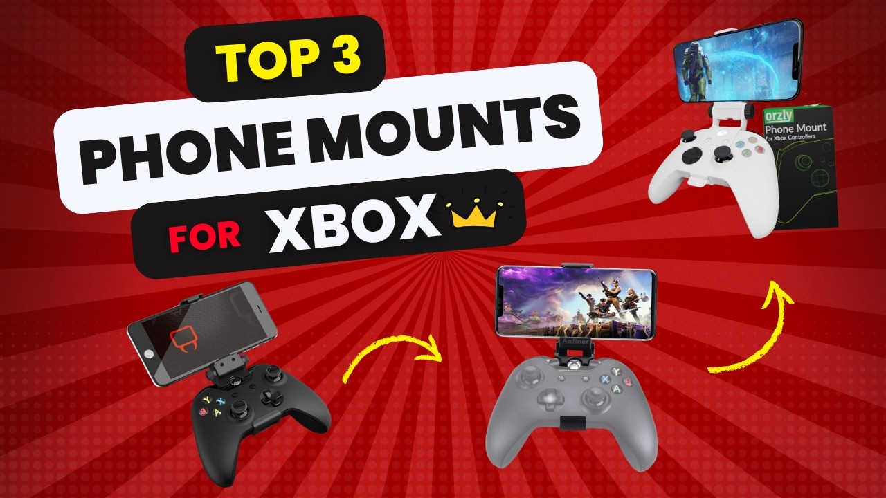 Top 3 Xbox Controller Phone Mounts 🎮📱 Best Phone Holders for Mobile Gaming in 2025