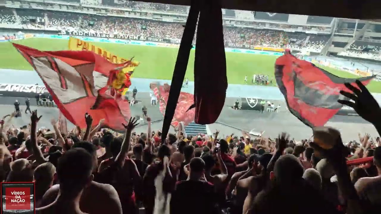 Sequência de Sambas da Torcida do Flamengo contra o Botafogo - Carioca 2022 - 4K