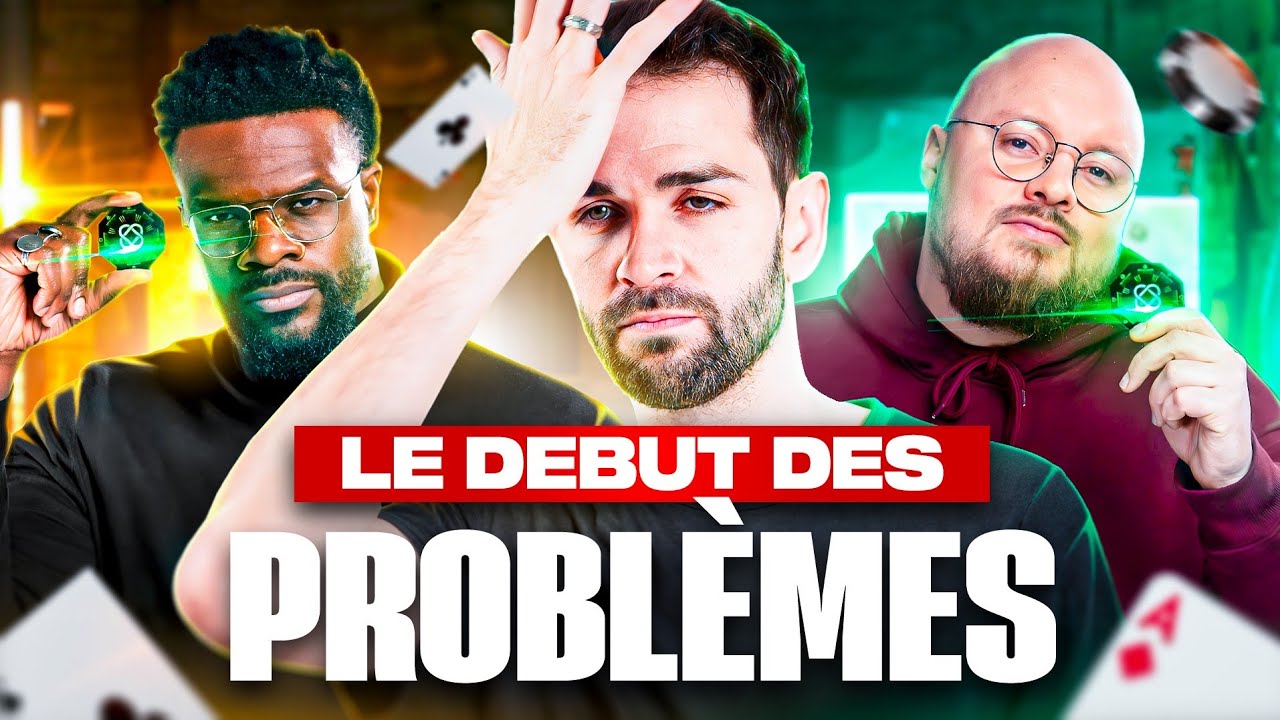 ♥1ère ÉLIMINATION + PROBLÈMES (LES SECRETS DE POKER SOCIETY Ep2)
