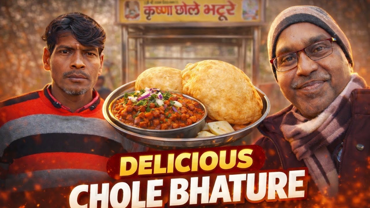 Ghaziabad Ke No.1 Chole Bhature? 😍 | Krishna Chole Bhature Near RTO | Street Food India
