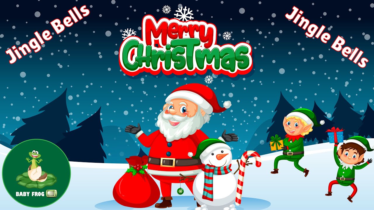 Jingle Bells -  Christmas Song - Nursery Rhymes & Kids Songs  @BabyFrogTV