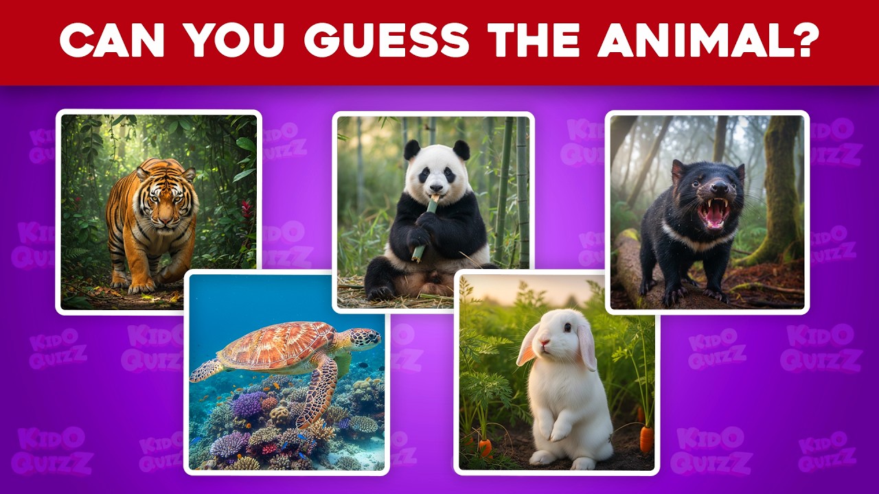 Can You Guess the Animal? 🐾 3-Second Challenge for Kids!
