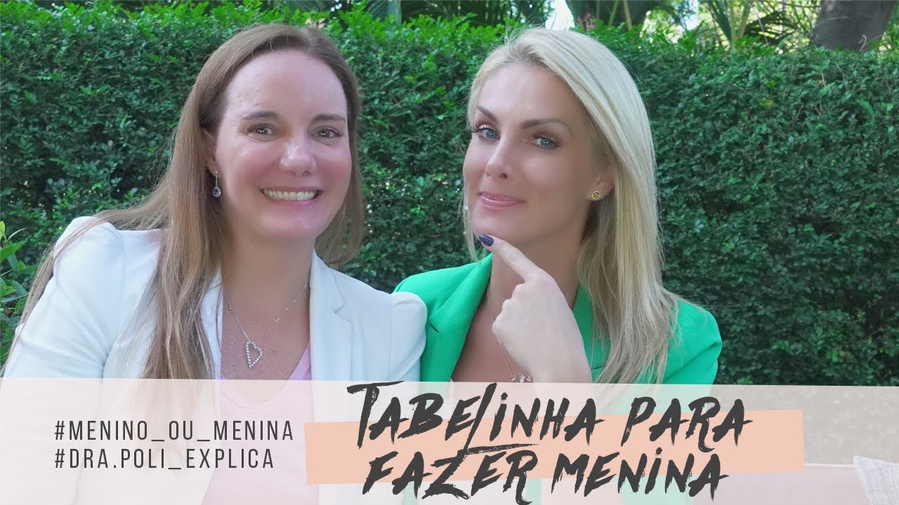 TABELINHA PARA FAZER MENINA | ANA HICKMANN