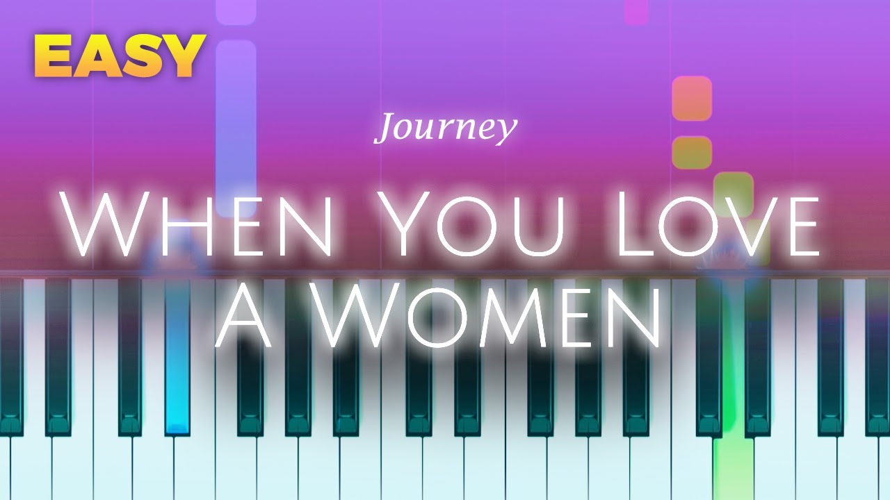 Journey - When You Love A Women - EASY Piano TUTORIAL by Piano Fun Play