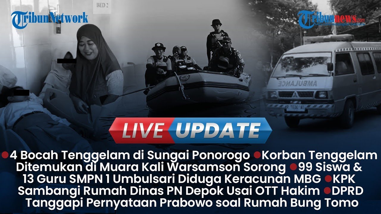 Tangis Iringi Kedatangan 4 Bocah Tenggelam di Sungai | Update • SIANG | Sabtu, 7 Februari 2026