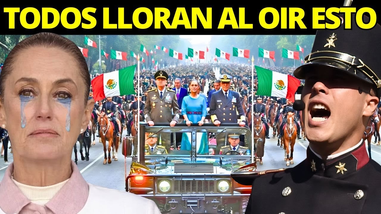 Cadetes Rompen el Protocolo y Hacen Llorar a Sheinbaum en un Momento Histórico 🇲🇽
