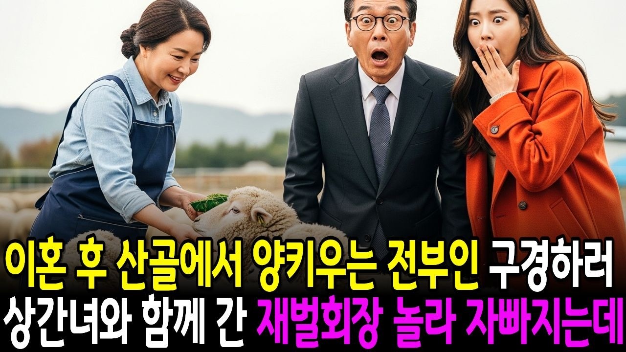 이혼 후 시골에서 양 키우는 전처를 구경하러 내연녀와 함께 간 재벌회장... 그곳에서 벌어진 뜻밖의 충격 │감동사연 │시니어라디오 │오디오북