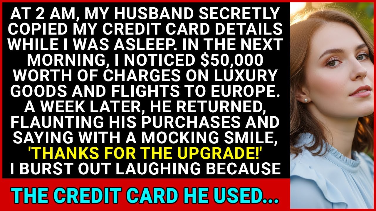 My Husband Secretly Stole My Credit Card Details And Went To Europe. But He Didn't Know One Thing...