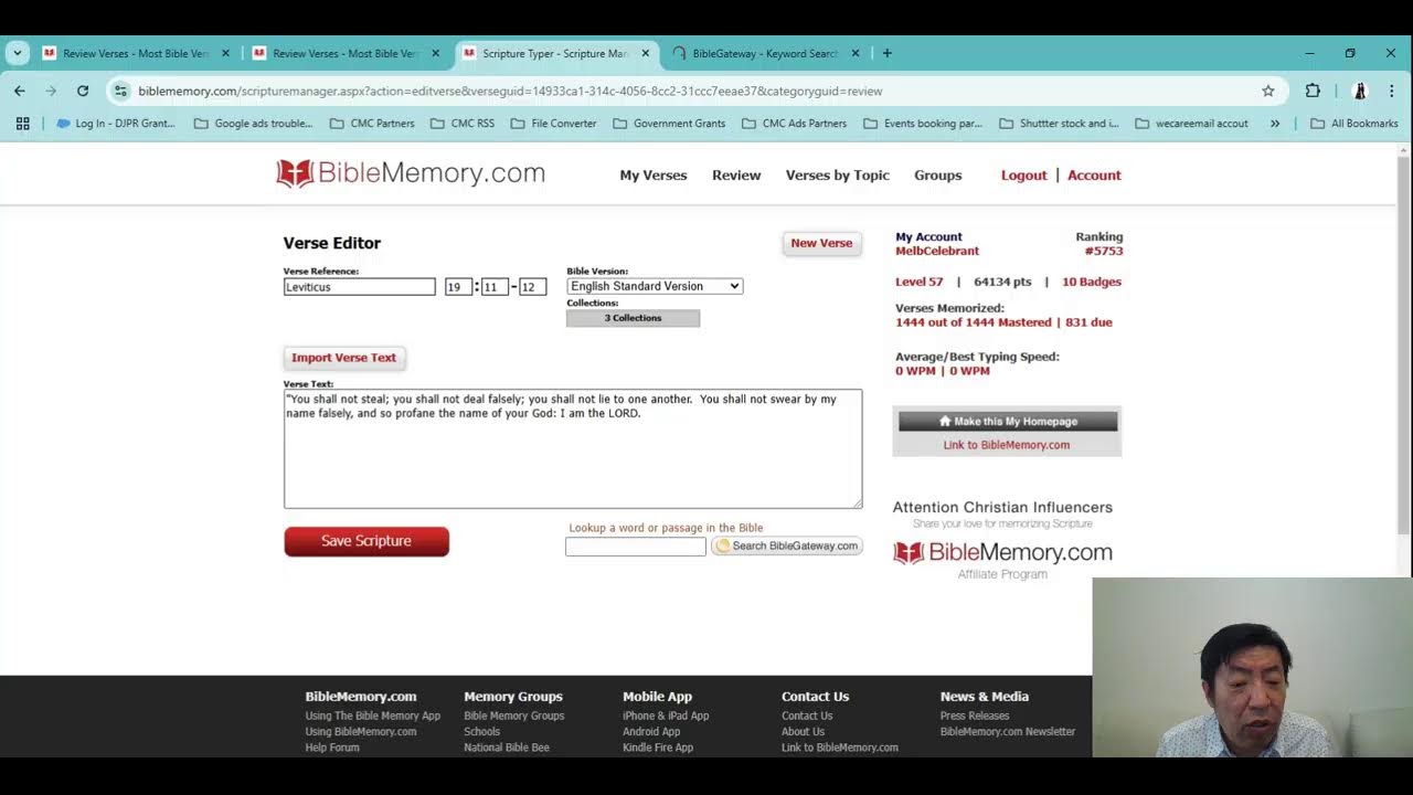 Live Stream Bible Commentary: Integrating Contemplative & Discursive Prayer  #2024-116