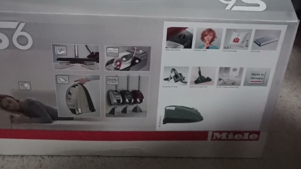 Пылесос Miele с контейнером для сбора пыли, модель S6290, до свидания.