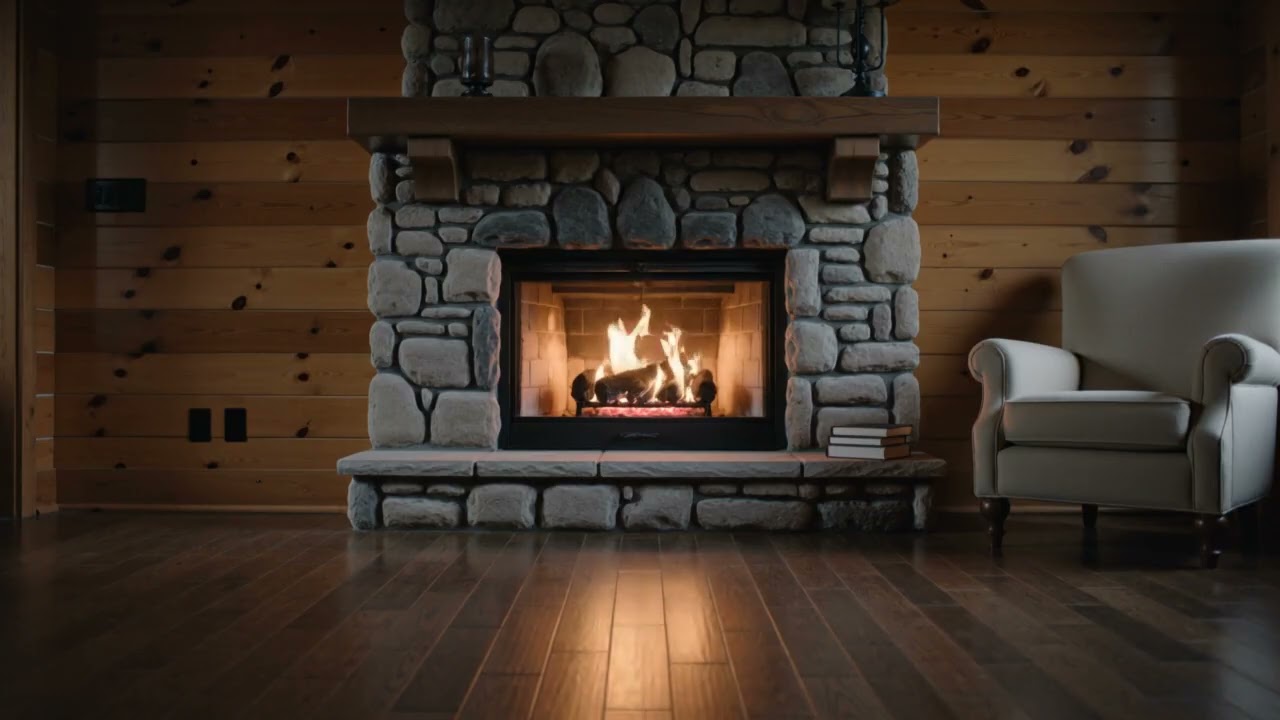 🔥 Cozy Fireplace 3 Hour Timer | Relaxing Fire Countdown for Focus & Study