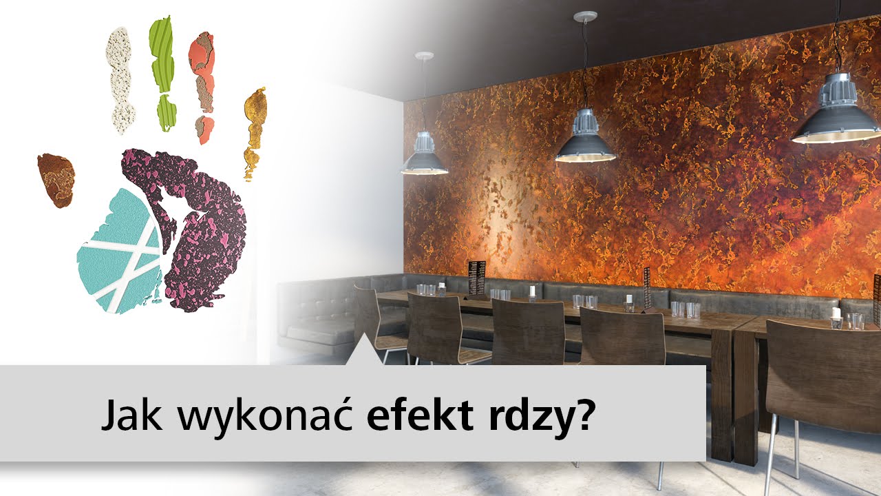 Jak uzyskać dekoracyjny efekt rdzy na ścianie NOWOCZESNE WNĘTRZA: Rostoptik