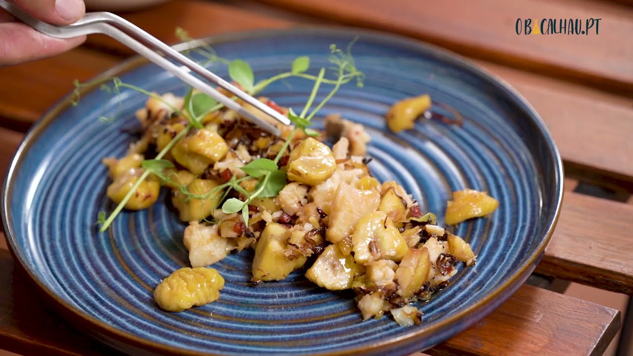 Cachaço de Bacalhau com Castanhas e Alho Francês by Chef Vitor de Oliveira