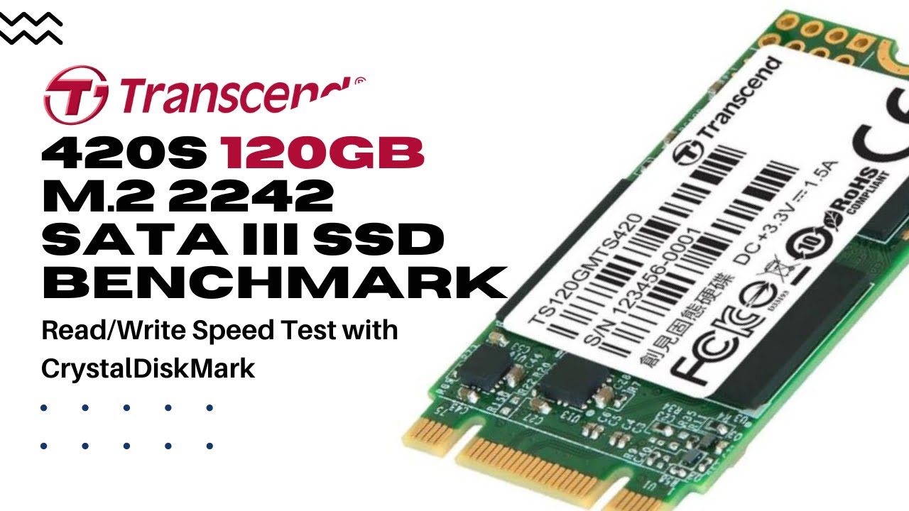 TRANSCEND 420S 120GB M.2 2242 SATAIII SSD BENCHMARK | Performance & Speed Test | SSDScope Software