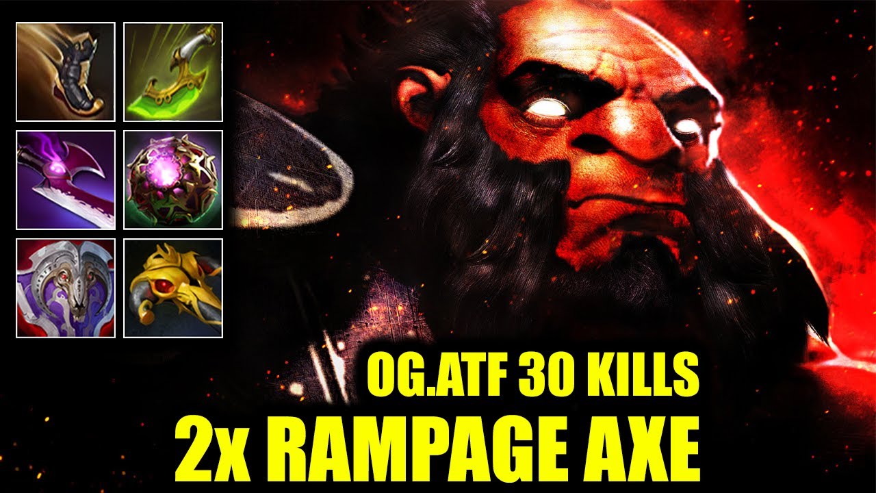 🔥 2x RAMPAGE - 30 KILLS - AMAZING OCTARINE CORE AXE - AMMAR_THE_F - Dota 2 Pro Game Highlights