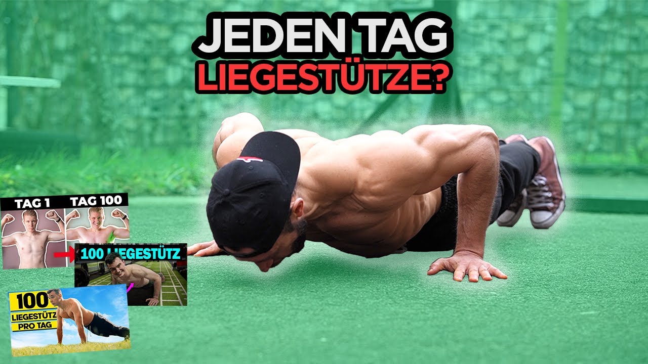 Jeden Tag 100 LIEGESTÜTZE! Funktioniert das?