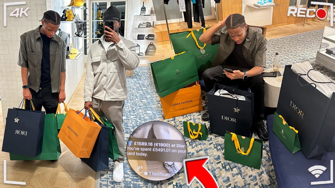 LONDON BOYS SHOPPING SPREE IN PARIS🇫🇷 * LV, DIOR, GOYARD & MORE🤑*