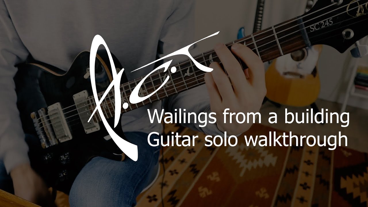 A.C.T - Wailings from a building | How to play the solo | Tabs and slow version included.