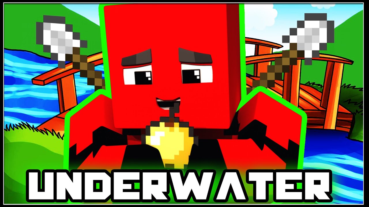 Minecraft - Crazy Underwater Cave! - Bridges PVP