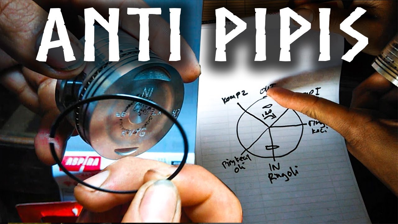 Cara MEMASANG RING PISTON 4 TAK SESUAI REKOMENDASI PABRIKAN ANTI NGEBUL
