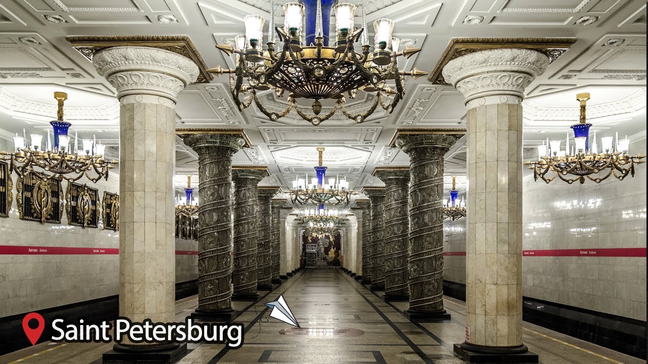 The most beautiful stations in St. Petersburg