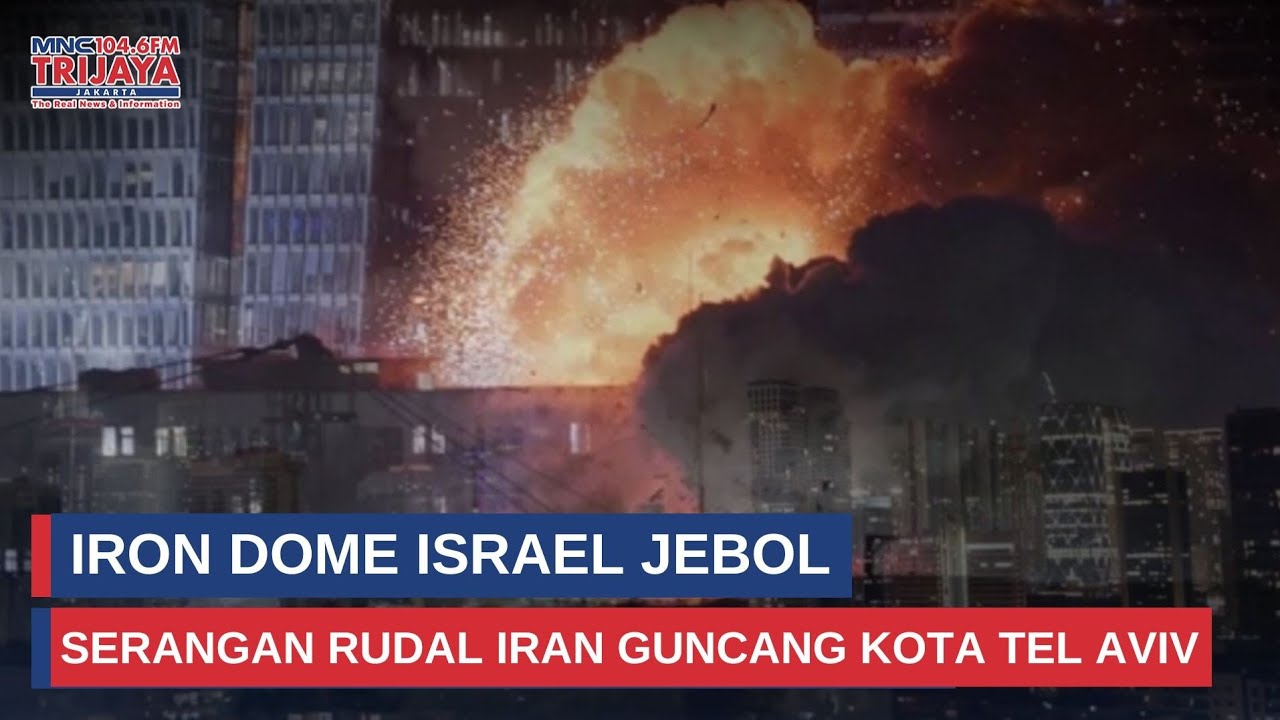 BREAKING NEWS! Iron Dome Jebol, Rudal Iran Hantam Tel Aviv | Trijaya Update