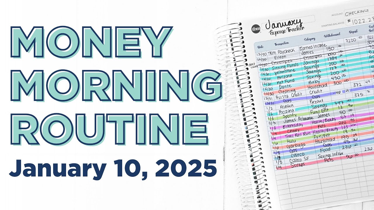 Money Morning Routine | A Realistic Budget