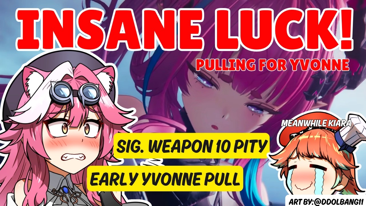 [Hololive] Raora Pulls for Yvonne and She's so LUCKY! - Arknights Endfiel [Raora Panthera]