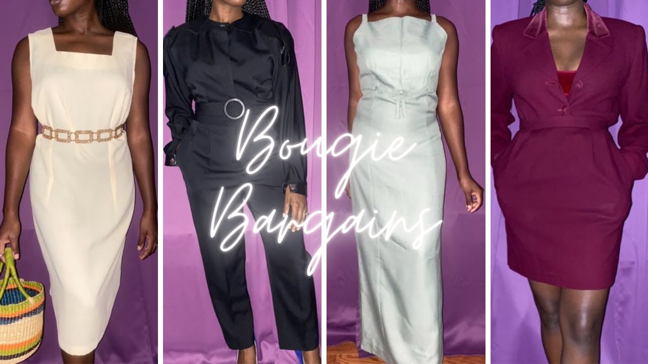 Bougie Bargains Thrift Try-on Haul [Black Owned Business]