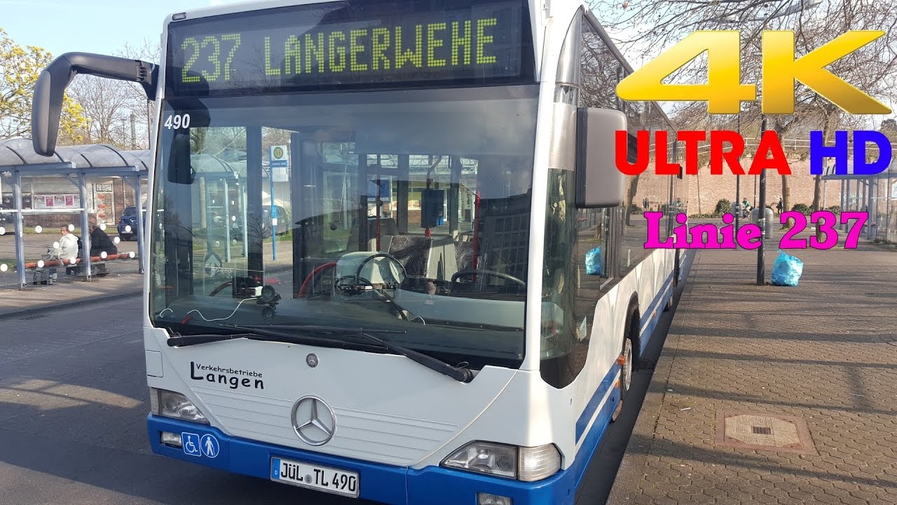 4K Buslinie 237  Düren Hbf - Langerwehe Bf Part 1