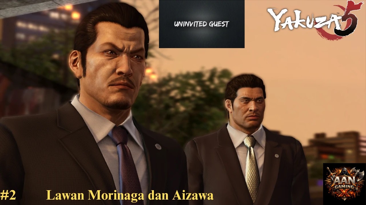 Lawan Morinaga dan Aizawa Yakuza 5 Remastered PC Hard Mode #2