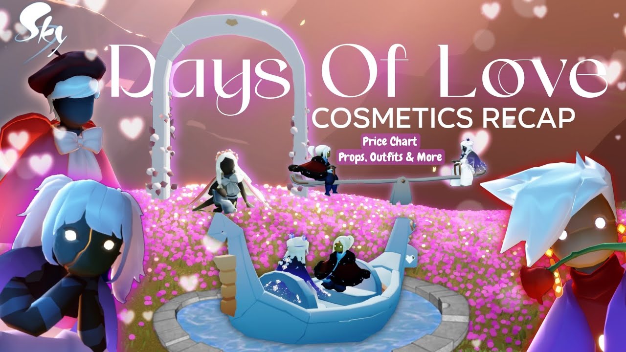 Upcoming Event Days of Love 💕 | Paid & Free cosmetics Lookback ⏮️ | Full Price Detail | Sky: CotL