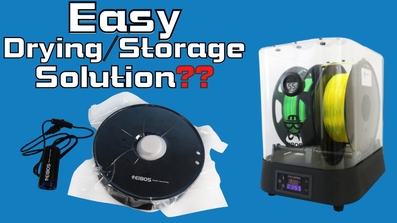Filament Dry Box: The NEW way to dry and store filament - Eibos Cyclops and Eurus