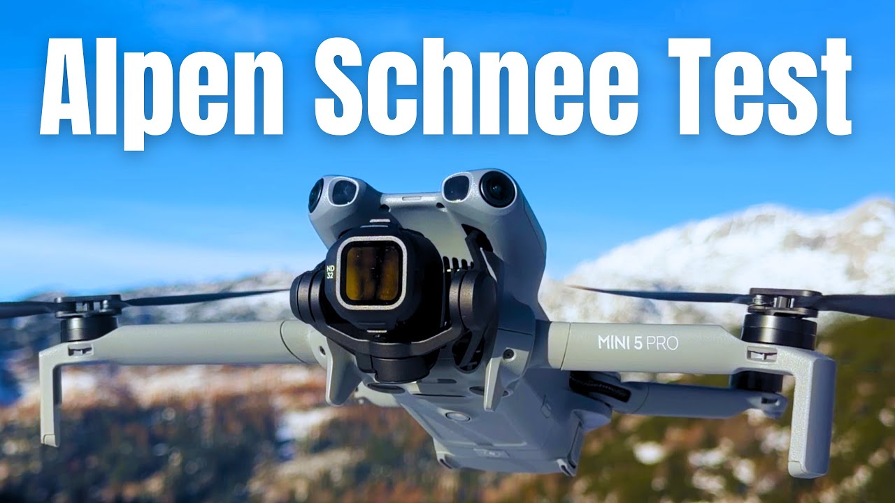 DJI Mini 5 Pro Extrem Winter Test in den Alpen Österreichs! Was hält sie aus ?